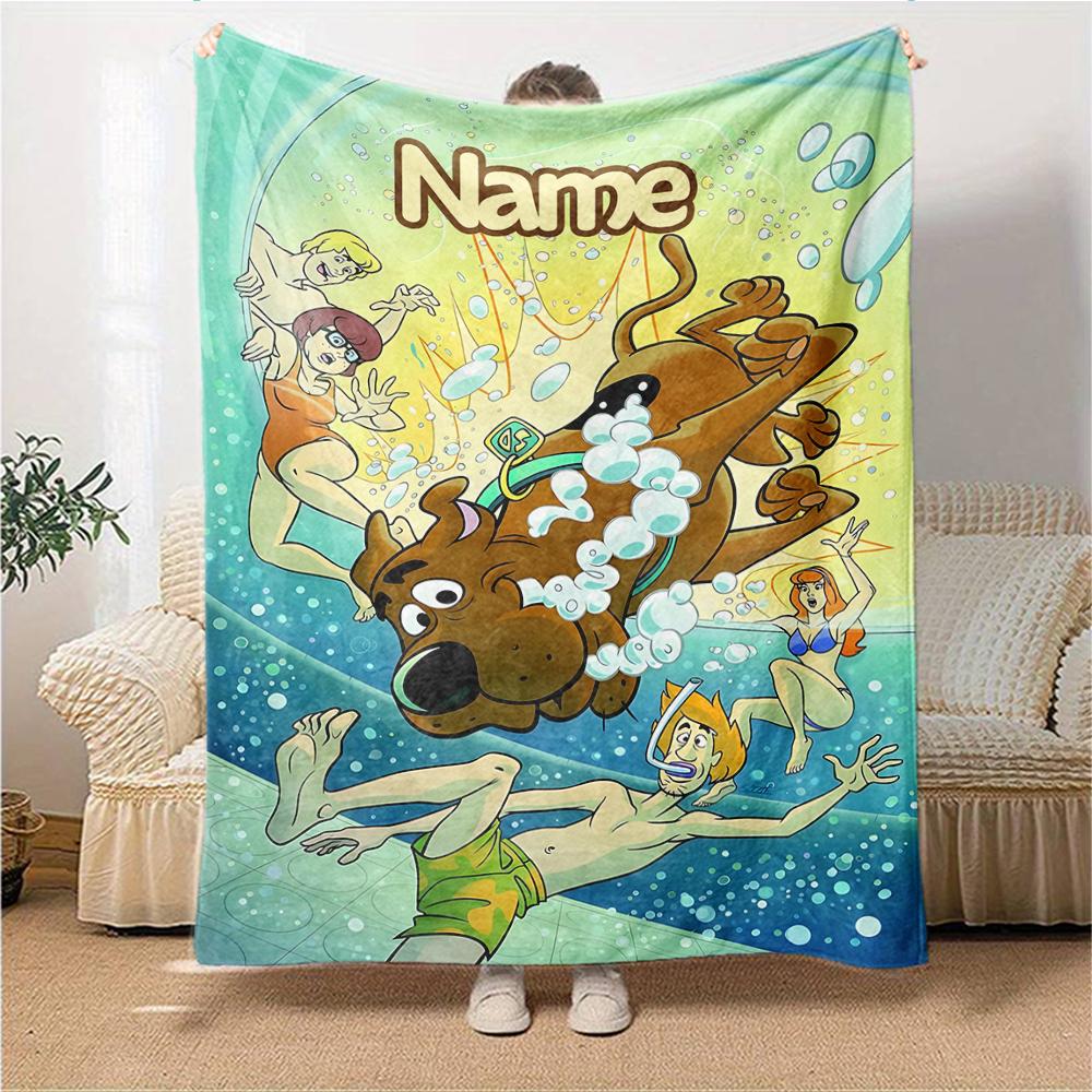 Custom Name Ghostly Urban Legends blanket for Couch & Bed, Plush Cozy Fuzzy Blanket Super Soft & Warm Blankets for Fall and Winter. 0908158