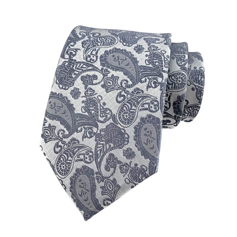 8cm Men Necktie Business Floral Ties Fashion Paisley Tie Wedding