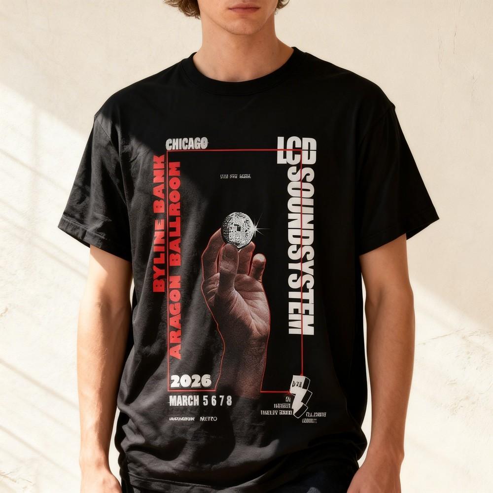 

LCD Soundsystem Live At Chicago residency T Shirt Size S5XL Unisex T-Shirt L