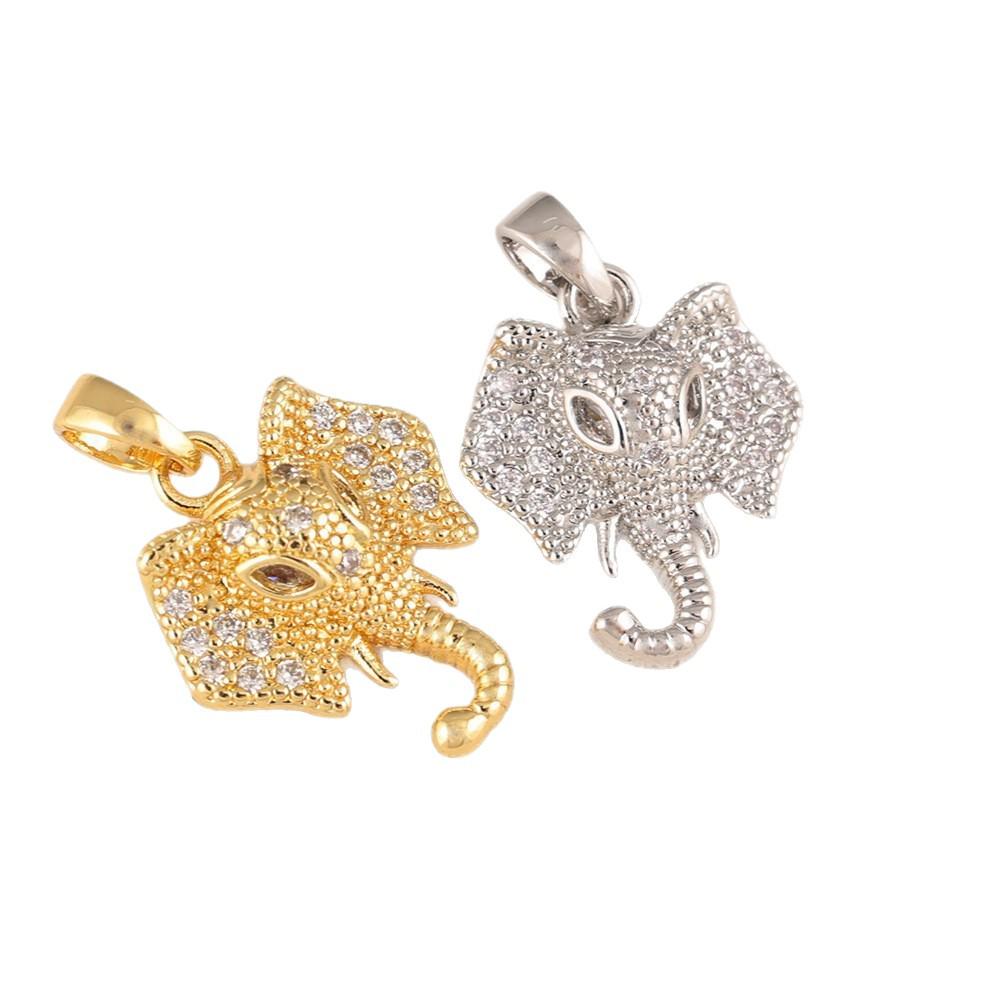 European Elephant Diamond Pendant 2026 - New Luxury Style Women's Animal-Shaped Accessory