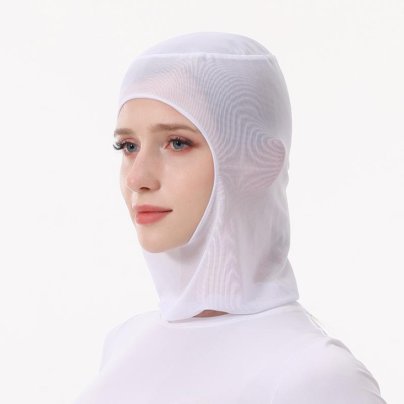 Berretto da Lavoro Antipolvere a Maglia con Protezione per il Collo | Traspirante, Lavabile, Elastico | Anti-Caduta Capelli per Ristorazione e Igiene