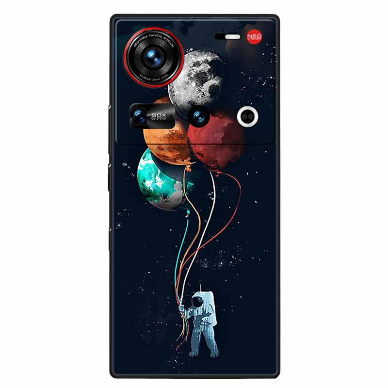 For ZTE Nubia Z70 Ultra 5G Case 6.85'' Black Silicone TPU Soft Phone Cover for Nubia Z70 Ultra Protective Back Shells Z 70 Ultra