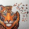 Wooden Puzzle Wild Tiger Large XXL Puzzle Gift For Adults 470