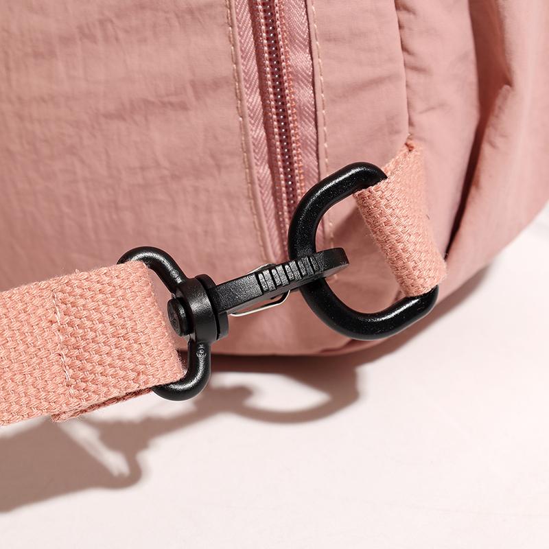 Chest Bag Women's Multifunctional Shoulder Crossbody Bag Lightweight Water-repellent Nylon Bag