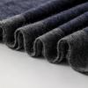35x196cm Men's 100% Wool Ombre Gradient Scarf Thick Winter Warm Neck Wrap Dual-Color Fall Winter Accessory for Men
