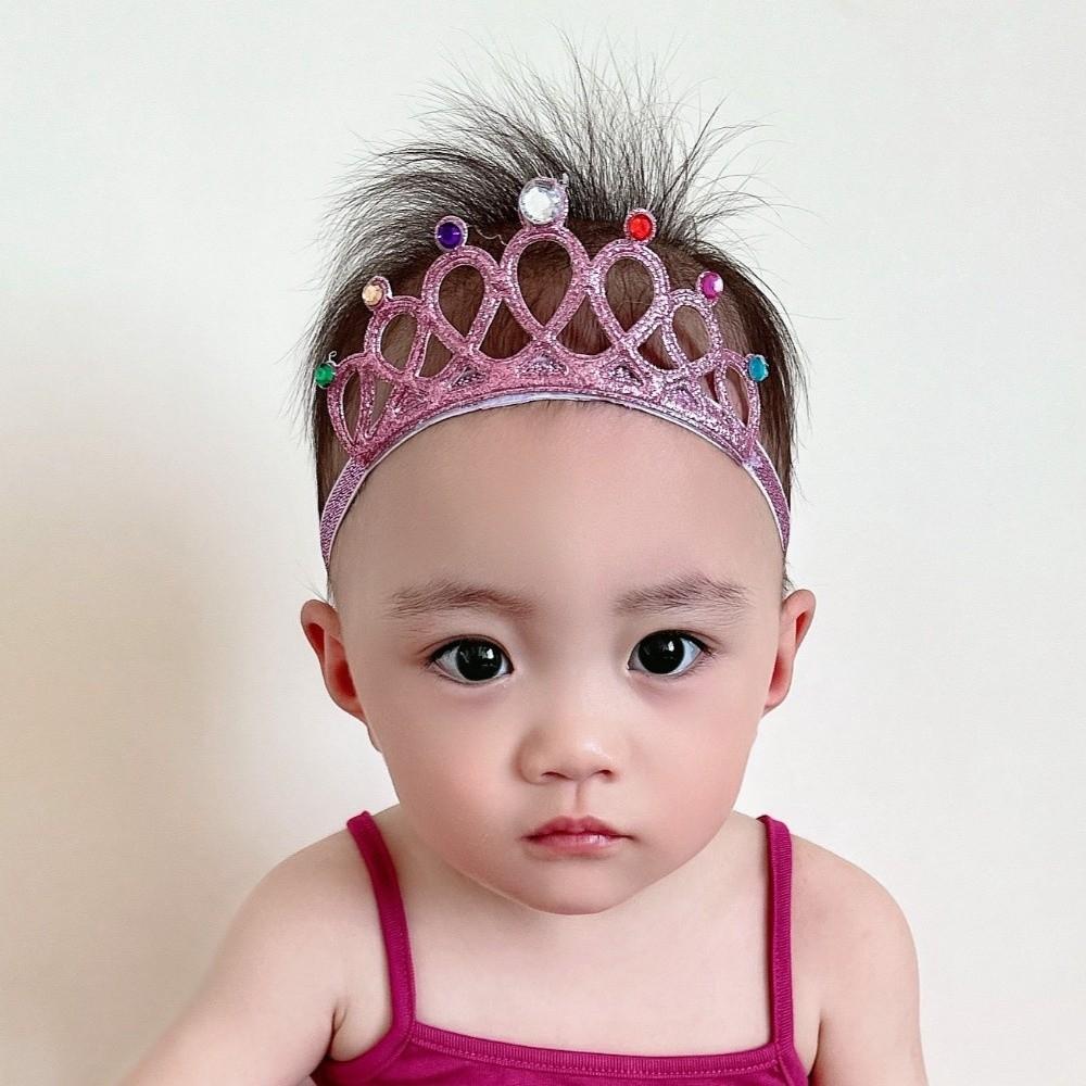 Rhinestone Baby Headband Glitter Pearl Infant Headwear New Elastic Turban  Children Toddler