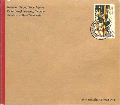 CD SUAR AGUNG - Jegog Classic Vol.1 ROW9905 REST OF WORLD Japan Classical Used