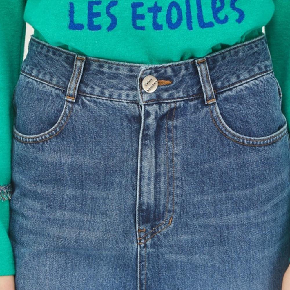  Benetton  Benetton Tukata Long Denim Pants Badp54331 In