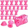 20Pcs Silicone For Hair Curling Rollers Diy Set With Mushroom Bell Shapes Spiral Design Soft Construction Easy Removal Curls