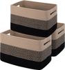 Cotton Rope Woven Basket: Desktop Organizer & Toy Storage