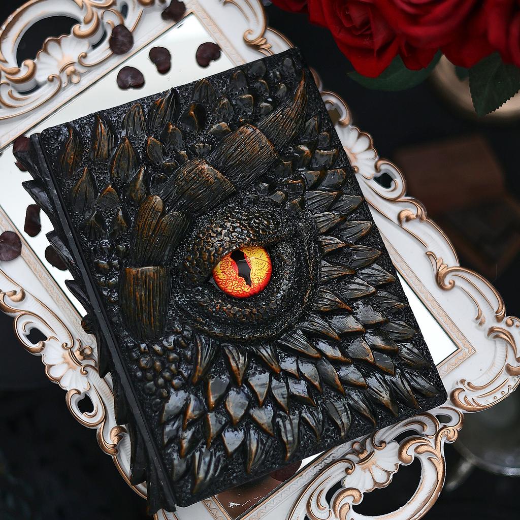 Dragon Eye A5 Binder - 3D Relief Magic Card Album for K-pop Photocard Collections, Refillable 3-Inch Idol Card Organizer