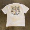 Vintage Bear Floral Print T Shirt Unisex Women Cute Cartoon Graphic Tee Oversized Casual Short Sleeve Cotton Top
