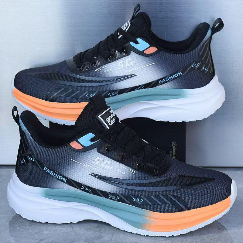 

Summer ice silk breathable deodorant mesh shoes youth light running shoes soft sole non-slip casual shoes 36