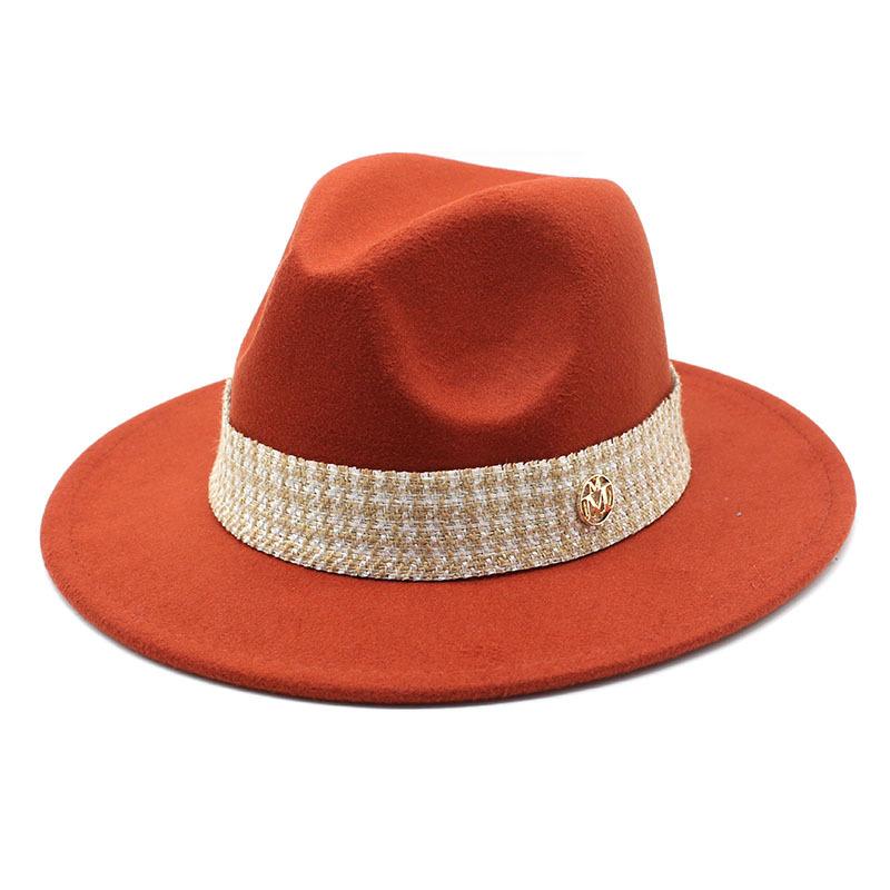 Woolen Hat Top Hat Jazz Hat Bow M Standard Woolen Hat