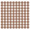 100pcs Brown Handmade Hang Label Wedding Favor Gift Dessert Tags Jewelry Price Tag #2
