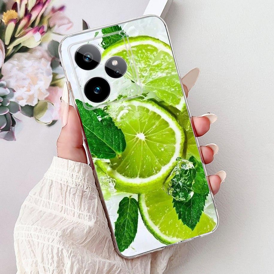 For Realme GT7 2025 Case RMX6688 Cover New Fashion Flower Marble Soft Silicone Phone Cases For Realme GT 7 Pro 7T Realme7 Fundas