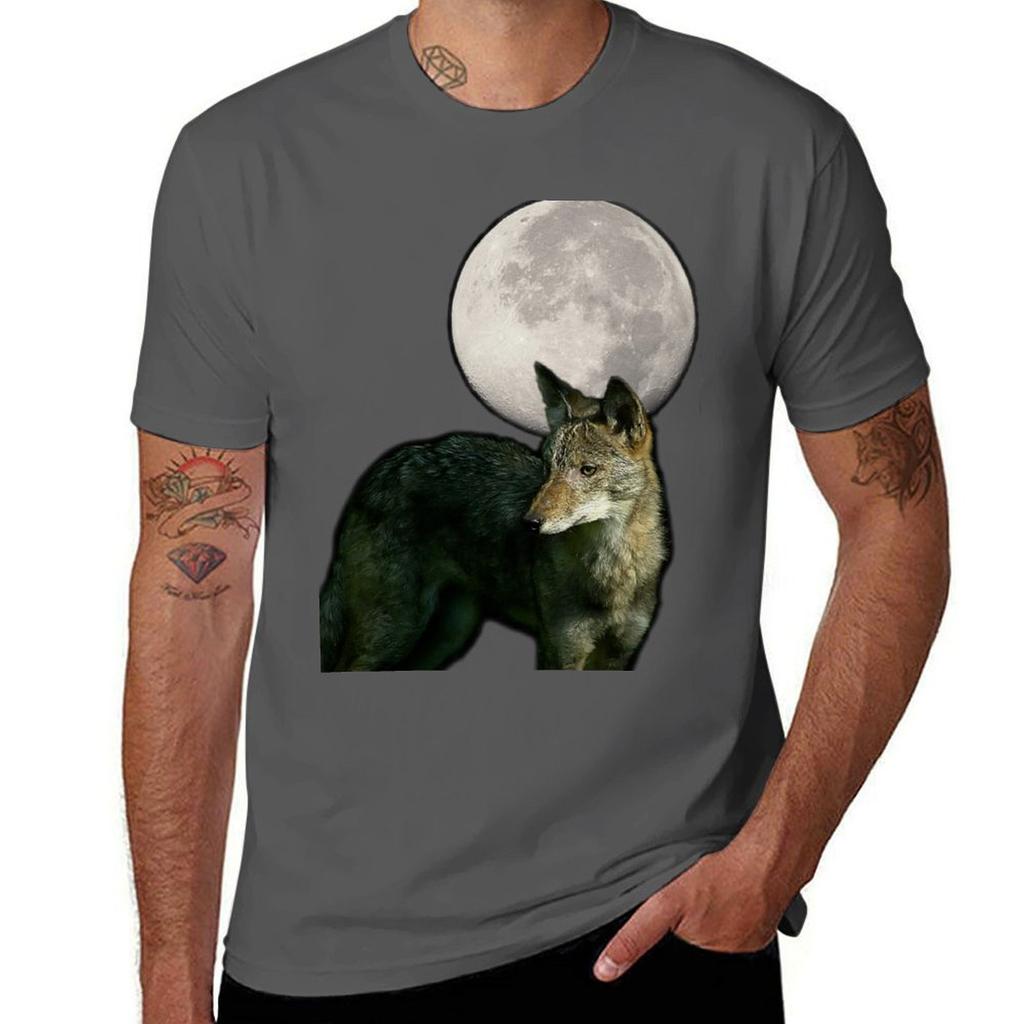Coyote Moon T Shirt Tshirt Active Wear Sports Tshirt For Unisex