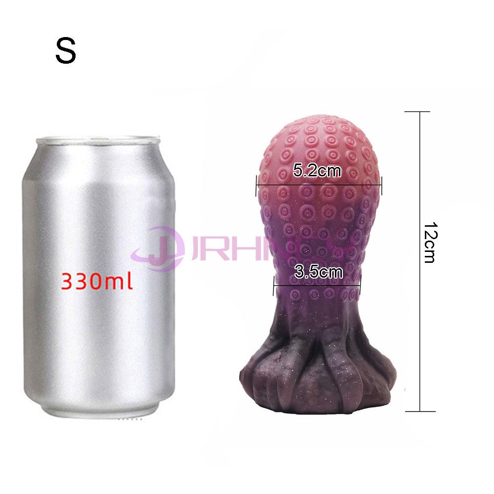 9.2cm XXL Huge Anal Plug Egg Butt Plug For Men Women Anal Dildos Silicone Soft Anal Balls With  Suction Cup Prostate Massage