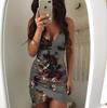 Premium Floral Summer Fashion Dress For Women Sexy Backless Bodycon Slip Dress