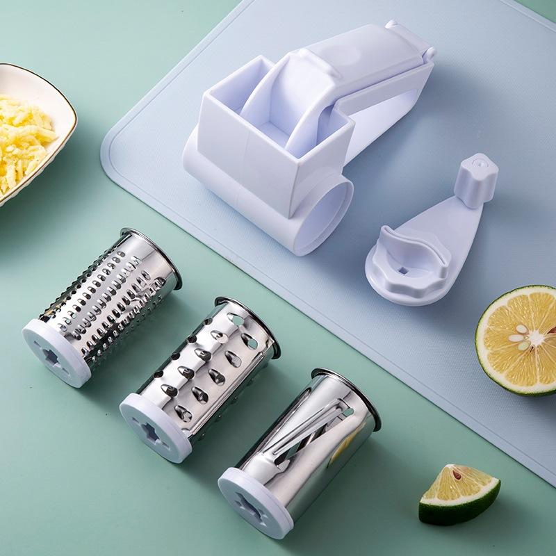 Hand-Cranked Rotating Cheese Grater Multi-functional Chocolate Grater DIY Butter Food Milk Cheese Grater Slicer Kitchen Gadgets