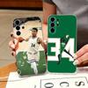 Giannis Antetokounmpo 34 Phone Case For Samsung S25,S24,S21,S22,S23,S30,Ultra,S20,Plus,Fe,Note,10,9,5G Transparent Cover