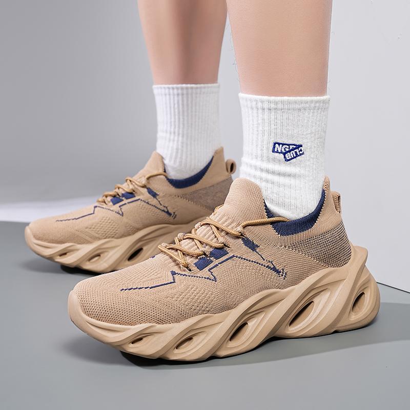 Running Shoes Men Mesh Comfortable Flat Walking Shoes Outdoor Sports Walking Shoes Big Size 2024 Trendy Sneakers for Men