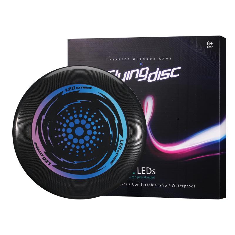 LED Light-Up Flying Disc: Interactive Parent-Child Toy for Team Building and Outdoor Fun