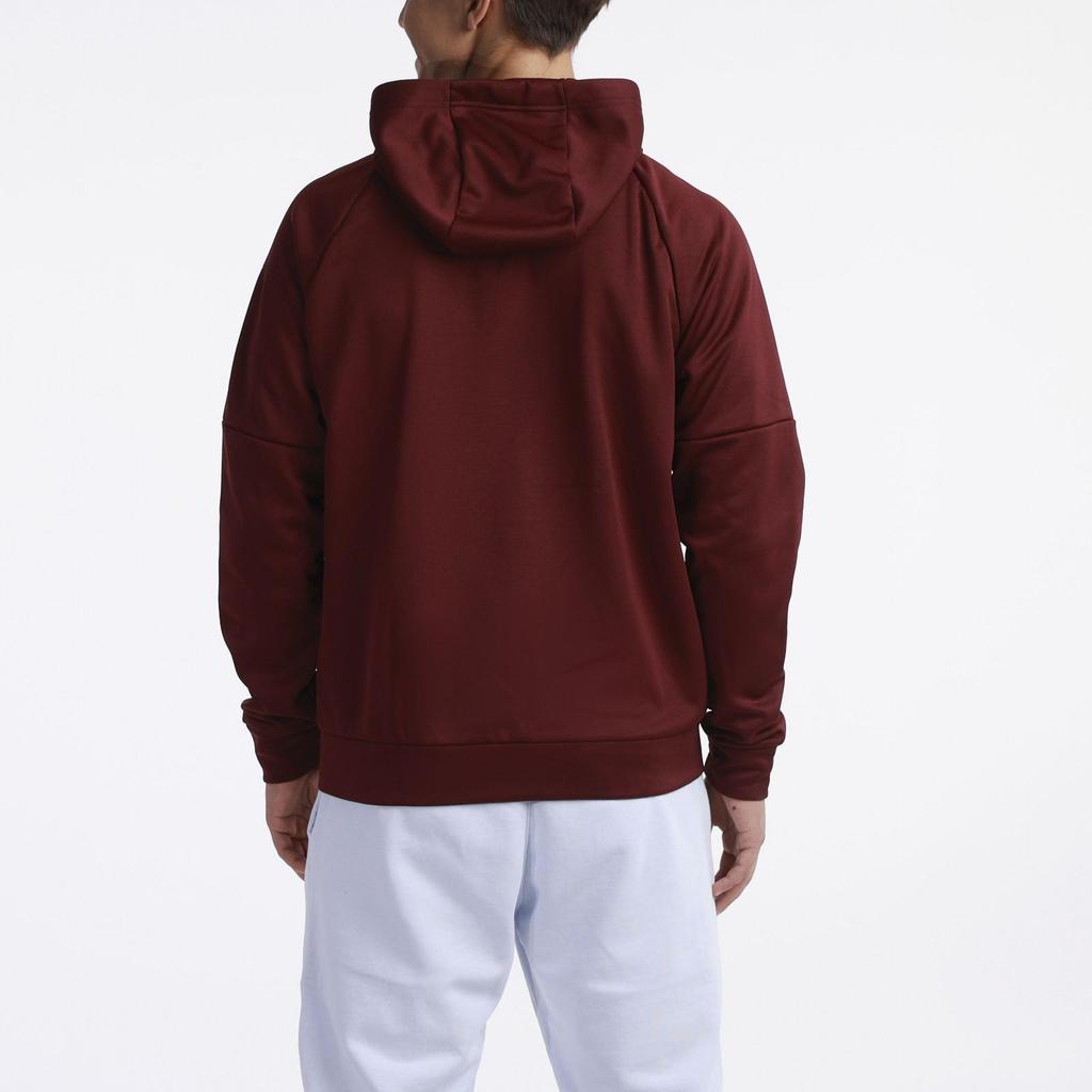 Nike Therma-Fit Full-Zip Fitness Top Logo Print Hooded Jacket Men Jackets Red DQ4830-681