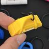 New Soft Pilates Keychain Yoga Core Bed Keychain Silicone Gym Key Chain Motivational Girl Gym Accessories Fitness Gifts