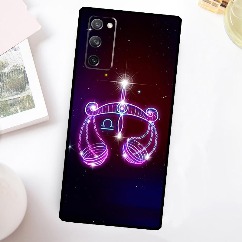 Zodiac Signs Case For Samsung Galaxy S22 S23 S24 Ultra Plus Note 10 20 S8 S9 S10 S20 FE S21 FE Cover