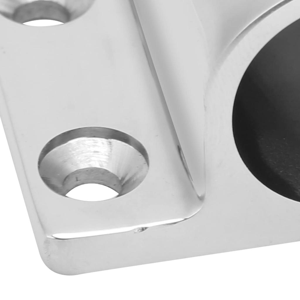Stainless Steel Boat Tube Base, Marine Pipe Stake Base Marine Pipe Rectangular Base Pipe