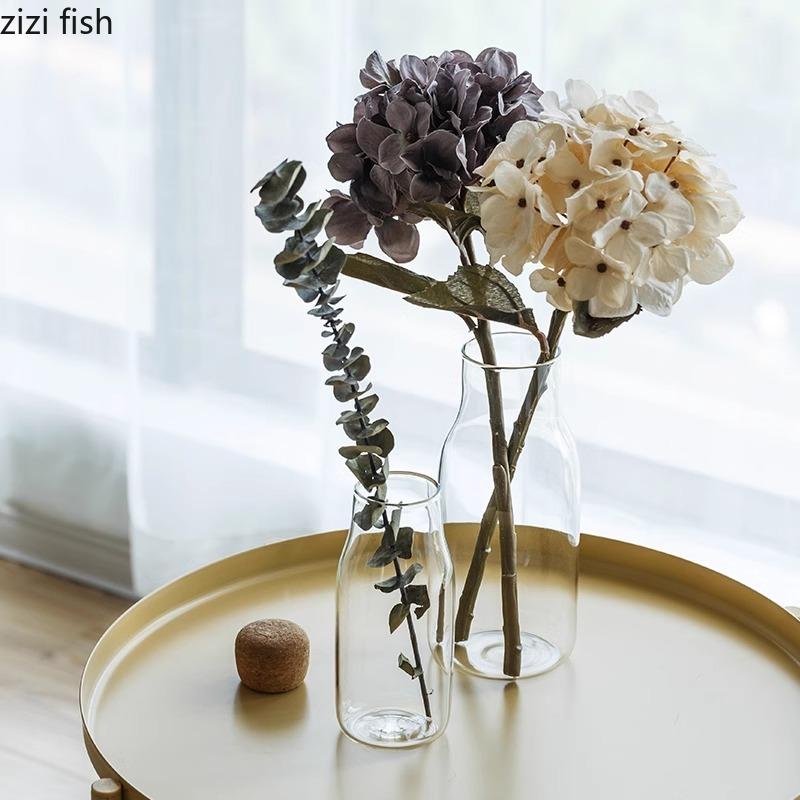 Cork Stopper Transparent High Borosilicate Glass Storage Bottle Sealed Can Tea Can Coffee Bean Storage Bottle Kitchen Supplies