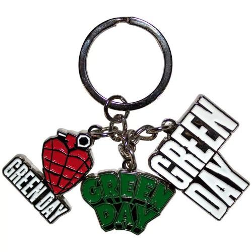 Green Day Nøkkelring med sjarmlogo