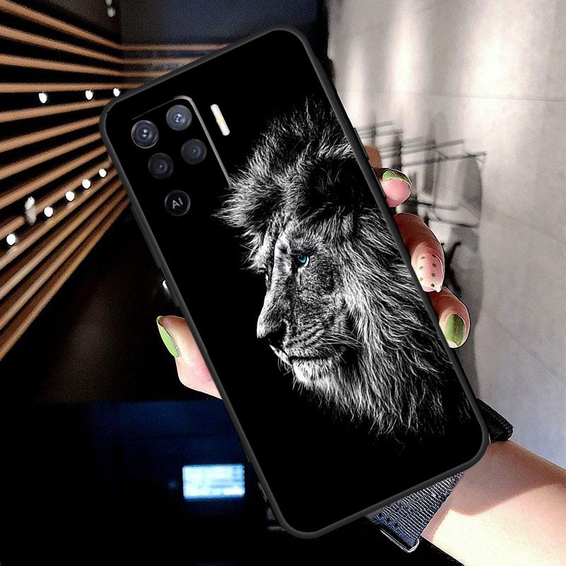 Wolf Dog Cat Bird Lion Tiger Animal Case For Oppo A17 A57 A77 A76 A16 A96 A18 A60 A80 A40 A38 A58 A78 A98 A94 A74 A54 A15 A5 Pro