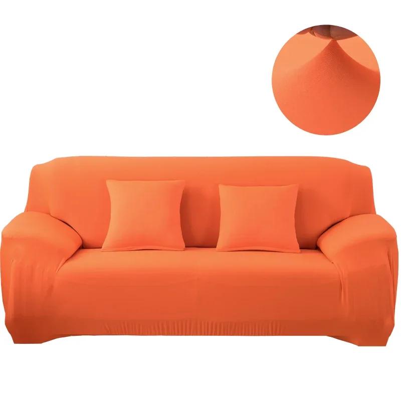 Solid Stretch Sofa Cover Tight Wrap All-Inclusive Sofa Cover For Living Room Funda Sofa Couch Cover Armchair Cove Elastic Plain