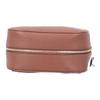 Burberry Logo Zip Leather Clutch Women Clutch Brown 80613641