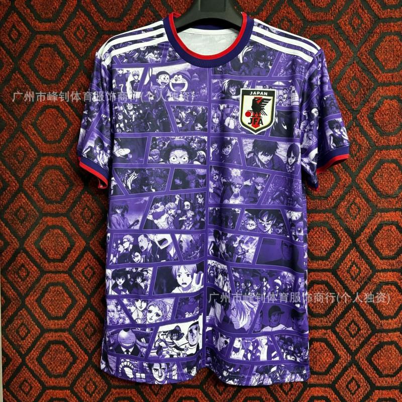 Anime Football Jersey Short Sleeve Cartoon Sports Shirt Fans Adults