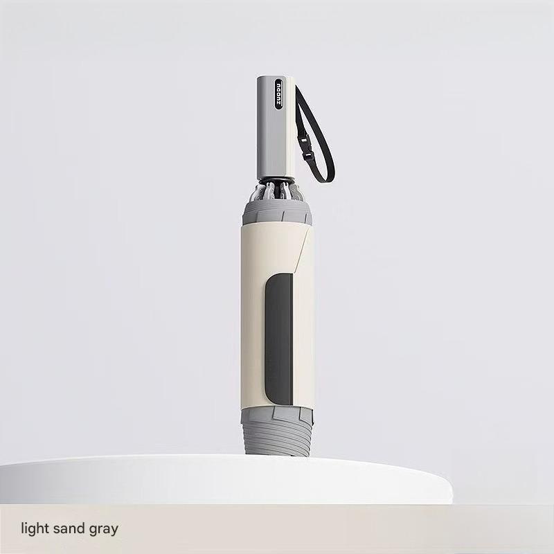High-end Fully Automatic Tri-fold Umbrella Enlarged Thickened Reinforced Rainproof Men's Business Car-mounted Special Umbrella