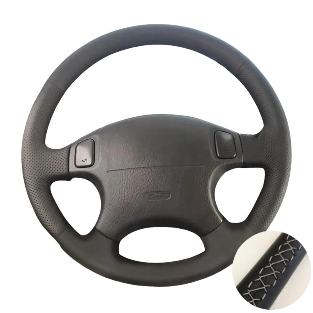Hand Sewing Car Steering Wheel Cover Microfiber Leather For Honda CRV CR-V Accord 6 Odyssey Prelude Civic 1996-2003 For Acura CL