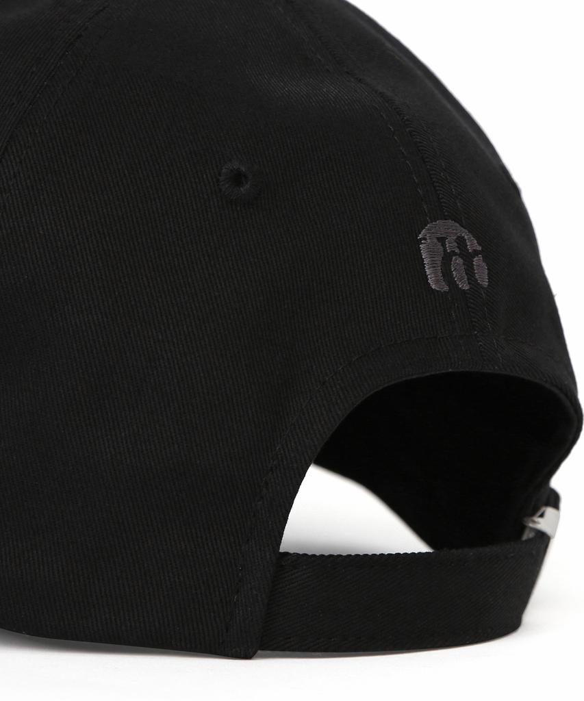 Eondeokeonteulol Cotton Logo Ball Cap Serif Udc / Authenic Bb / Matt Black