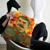 Lenin Joseph Stalin Cushion Cover Pillowcase Upholstery Sofa Throw Pillow Home Decor Pillowcas