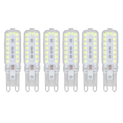 6pcs G9 LED Bulbs 7W Dimmable 360 Degrees  Illumination Replacement Light Bulb for Wall Desk Cabinet Lamp