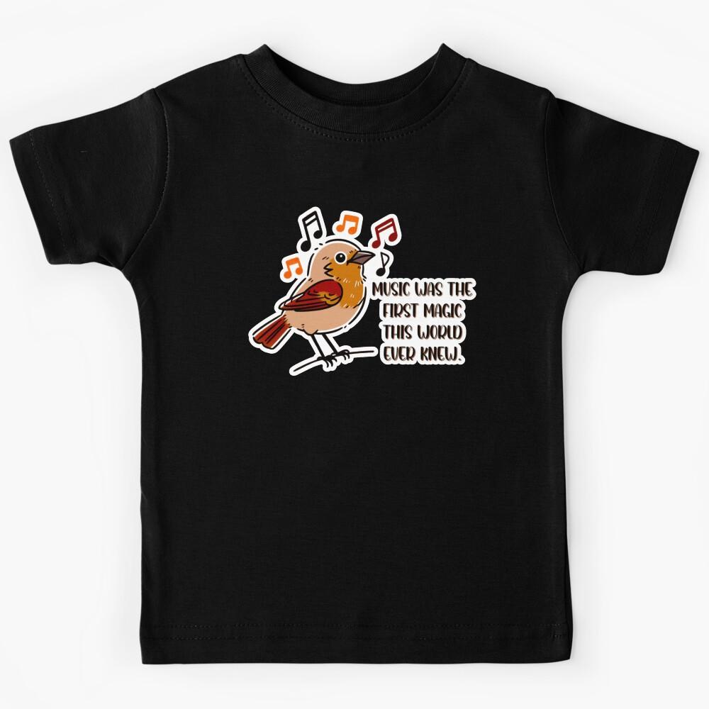 Seren Cadencebrook - Music was the first magic. Kids T-Shirt 170