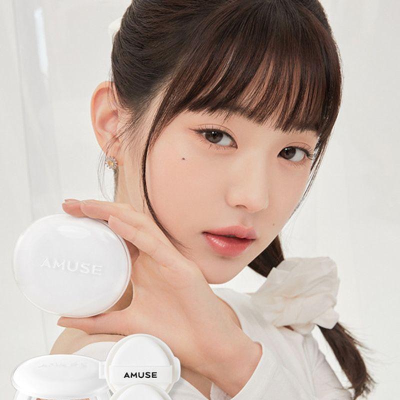 AMUSE (Основной продукт + 2 сменных блока) Керамический кушон для совершенства кожи (Main product + 2 refills) 02 HEALTHY