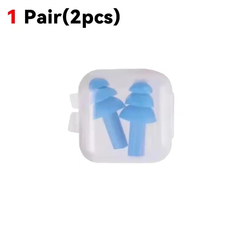 25/1 Paar Ohrstöpsel Schlafen Geräuschunterdrückung Wiederverwendbare Silikon Schallblock Ohrstöpsel Sommer Wasserdicht Schwimmen Ohrstöpsel Mit Box