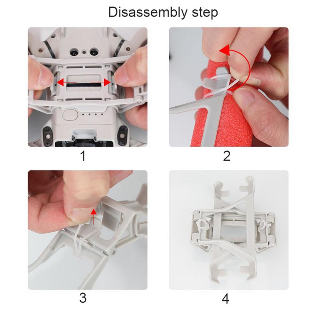 For  Mavic2 Kit Drone Flight Training Bracket Foldable Landing Gear Accessories Buoyancy Rod