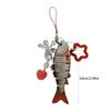 Realistic Fish and Star Shaped Mobile Phone Lanyard Handmade Keychain Pendant Mobile Accessories for Men and Women