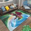 Heroic Adventure Carpet Featuring a Fantasy Warrior Suitable for use as an anti-slip game mat for living room and bedroom sofas
