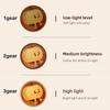 Sad Face Pumpkin Night Lights Cute Soft Silicone Safe Lamp Decorations Timing Dimmable Bedside Decor Kids Baby Halloween Gifts Holiday