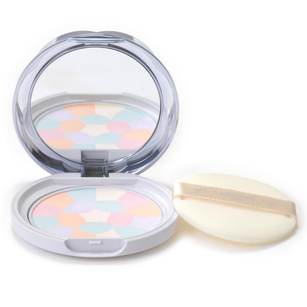 CANMAKE Illuminating Finish Powder ~Abloom~ 02 Emerald Herbarium 6.5g - Radiant Face Powder for Glowing Skin, UV Protection, Tone-Up, Wash-Off